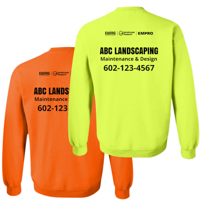 Safety Long Sleeve Sweatshirt (Custom) Thumbnail
