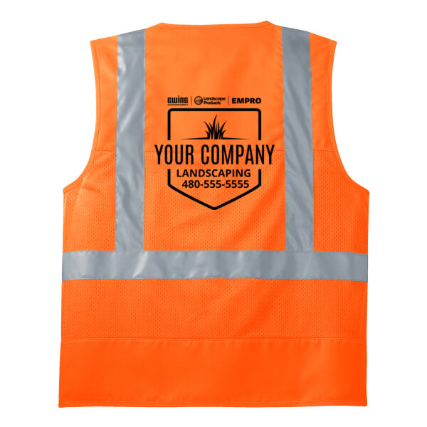 Mesh Back Safety Vest Orange Thumbnail